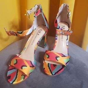 Neiman Marcus Retro Multi Heels
